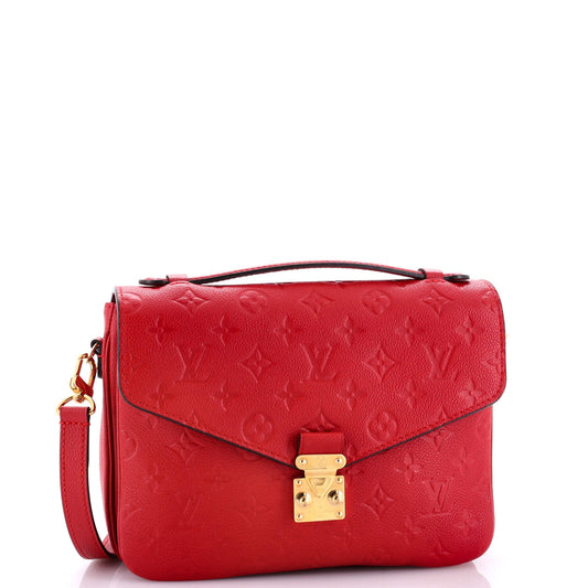 Louis Vuitton Pochette Metis Empreinte Shoulder Bag Leather Monogram Leather 3056832