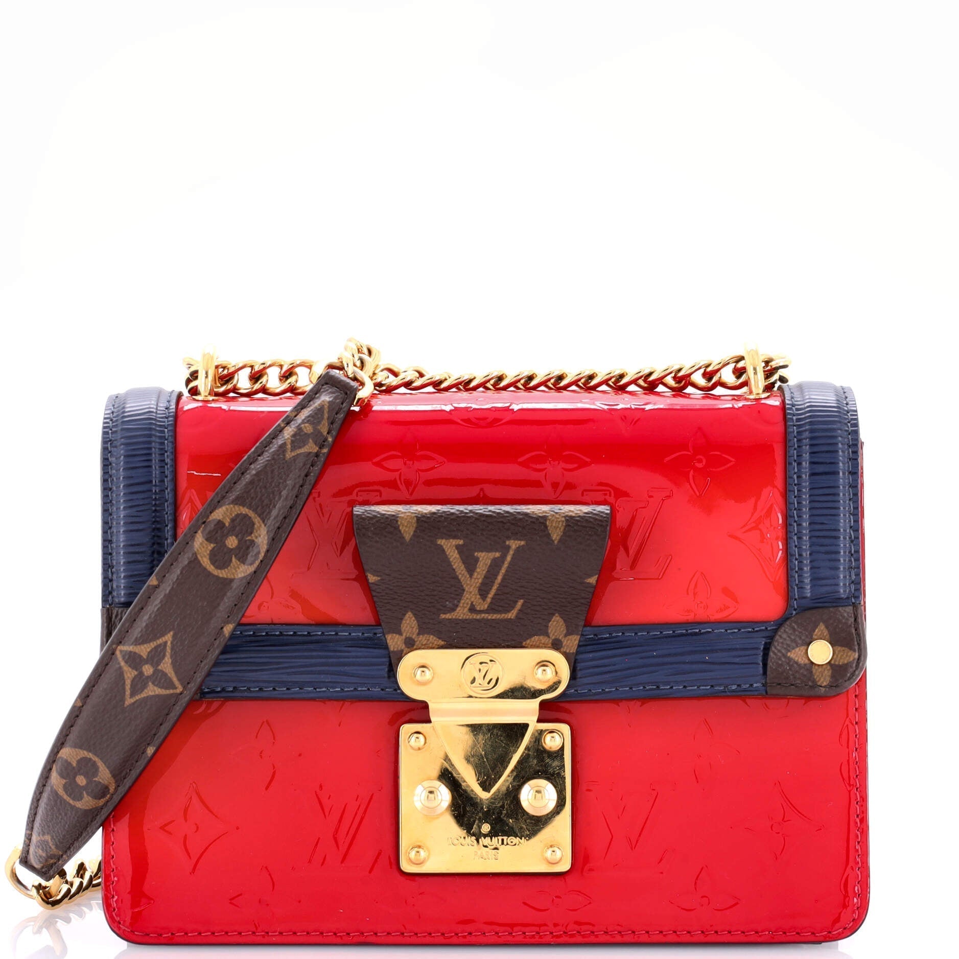 Louis Vuitton Wynwood Handbag Vernis With And Epi Leather Canvas Shoulder Bag Leather 30570110