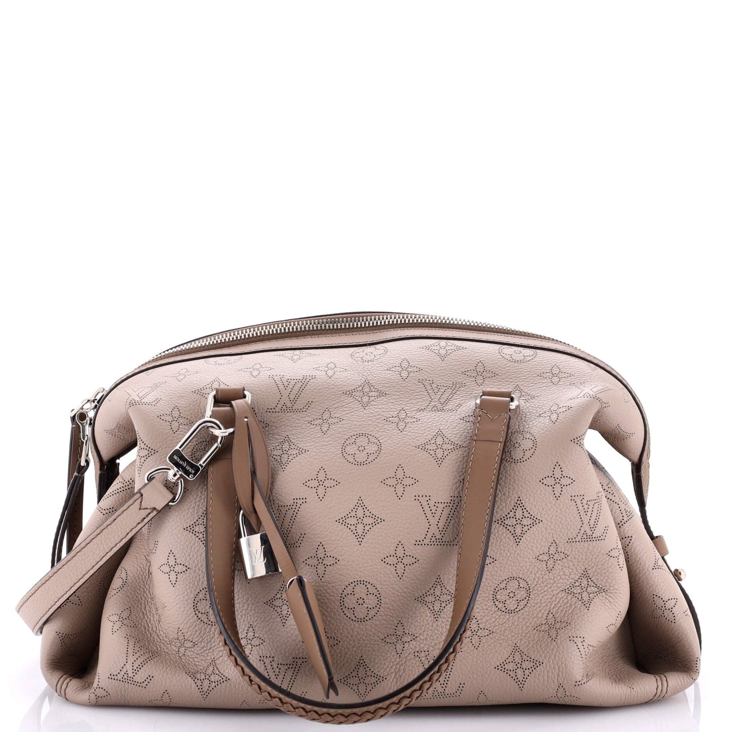 Louis Vuitton Asteria Handbag Mahina Leather Travel Bag Leather 3057045