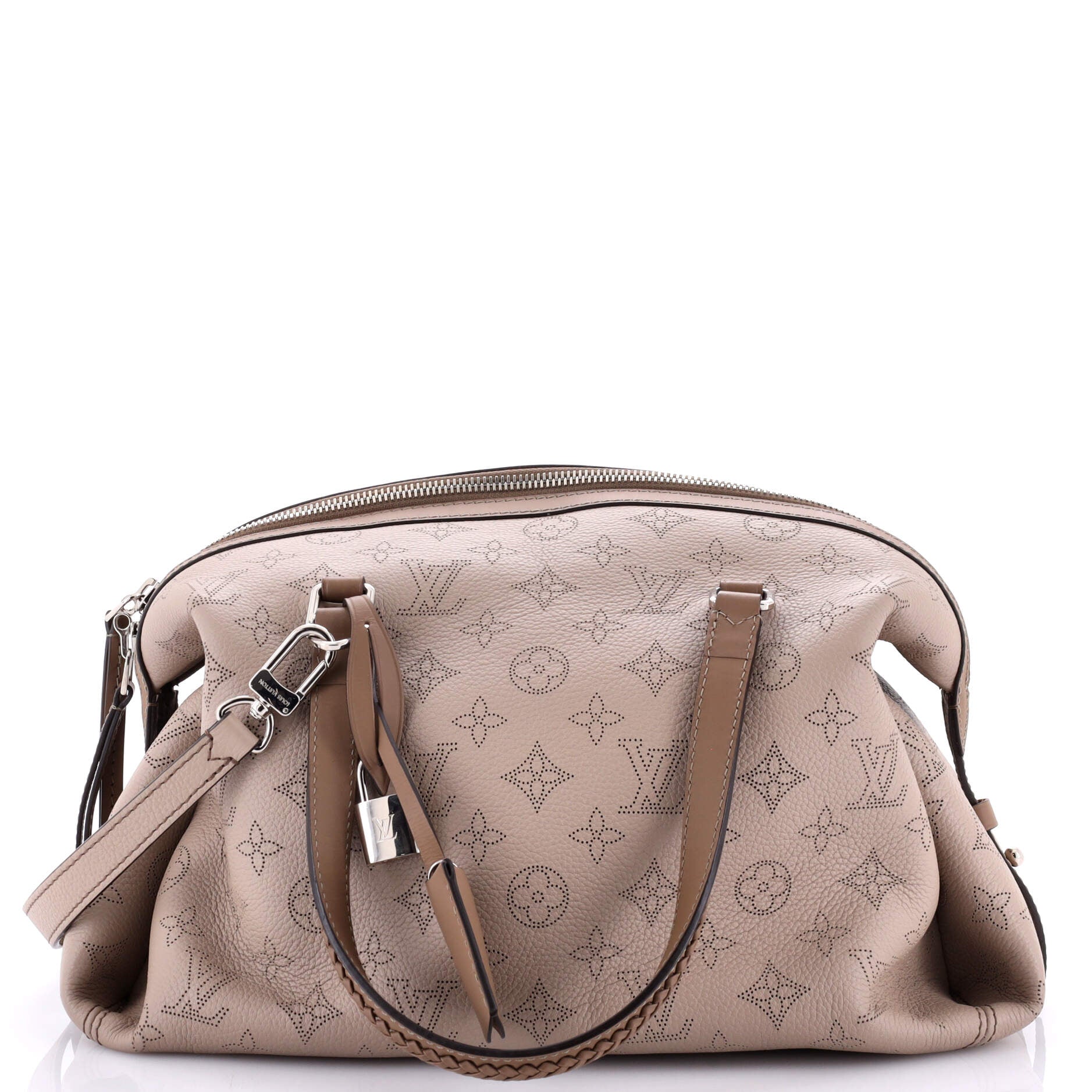 Louis Vuitton Asteria Handbag Mahina Leather Travel Bag Leather 3057045