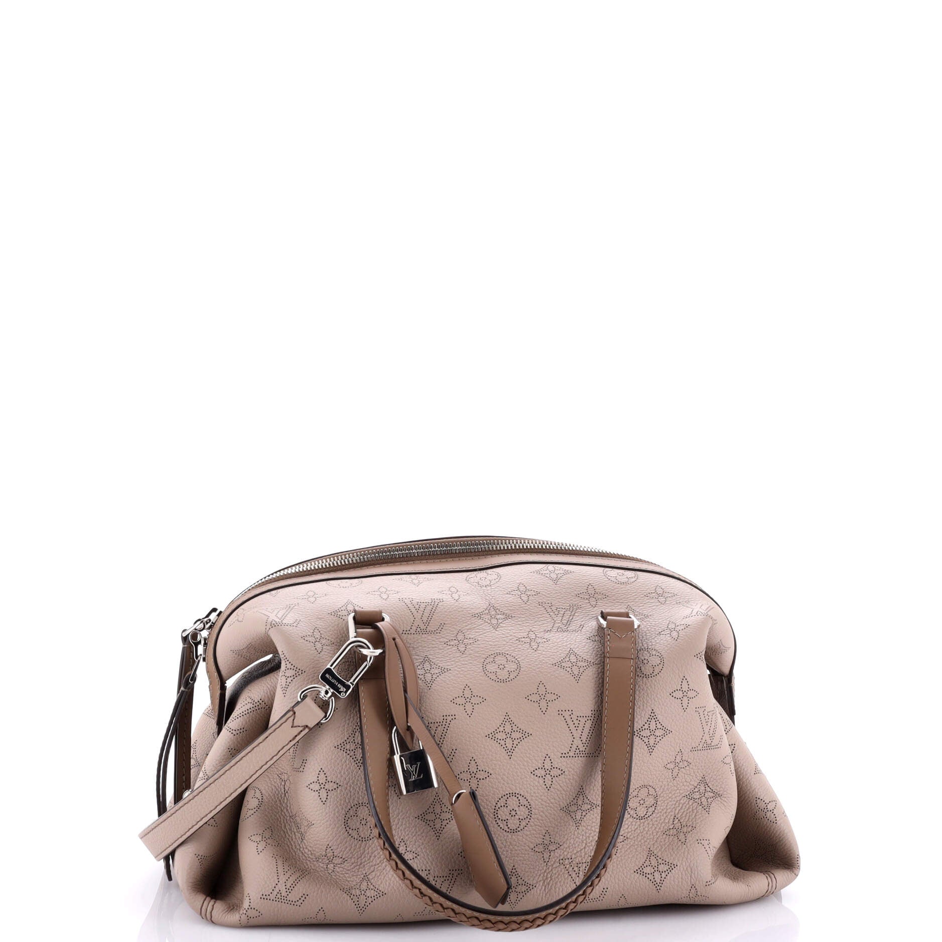 Louis Vuitton Asteria Handbag Mahina Leather Travel Bag Leather 3057045