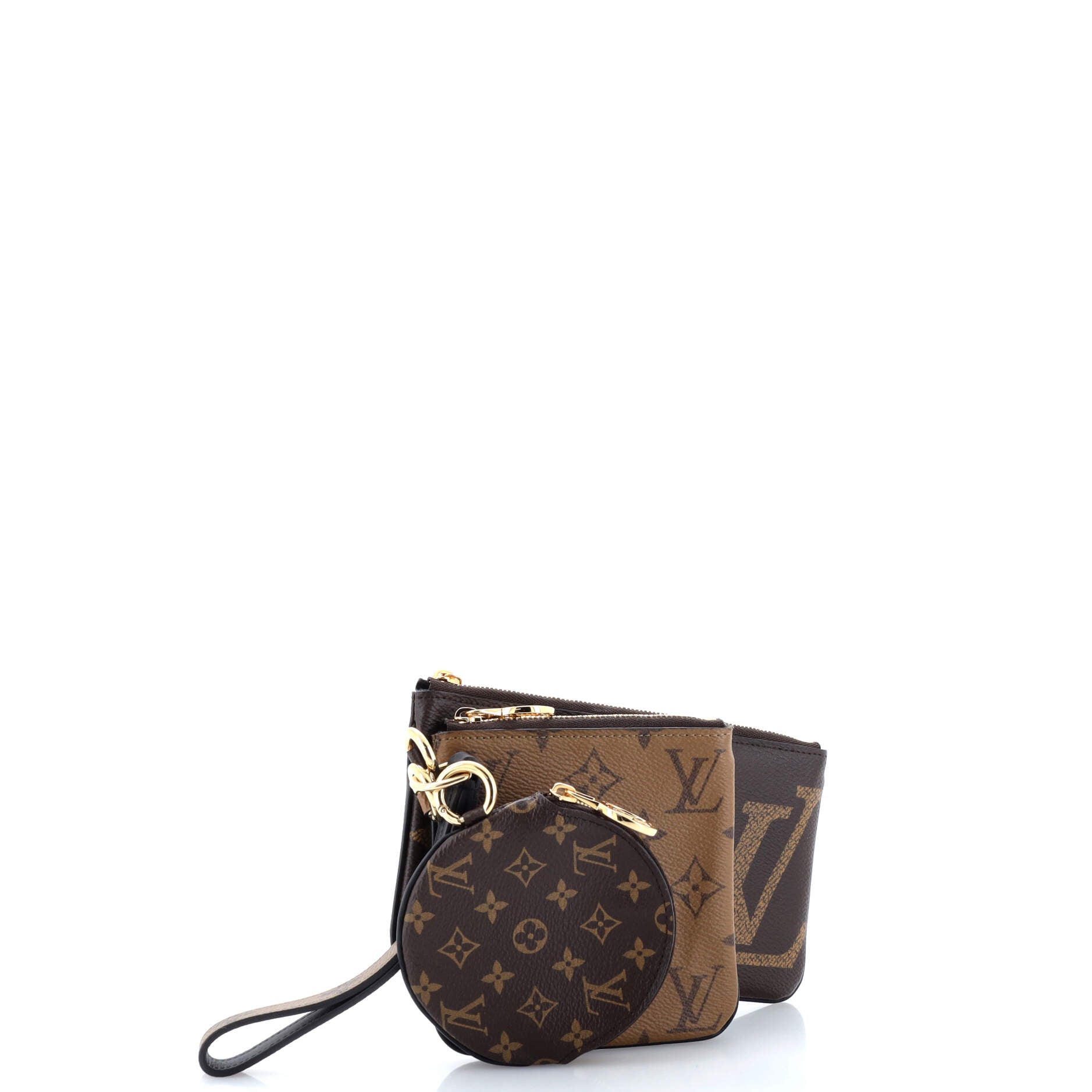 Louis Vuitton Trio Pouch Set Reverse Giant Clutch Bag Monogram Giant 3057611