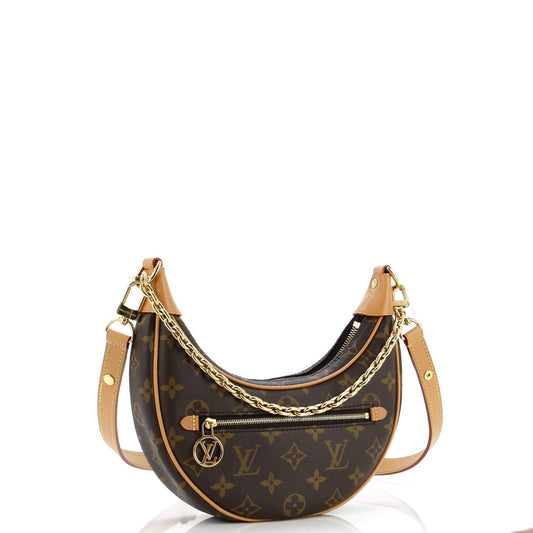 Louis Vuitton Loop Handbag Canvas Monogram Shoulder Bag Canvas 3058351