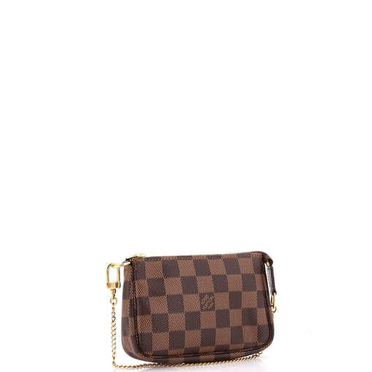 Louis Vuitton Pochette Accessoires Damier Clutch Bag Mini Damier Mini3058901