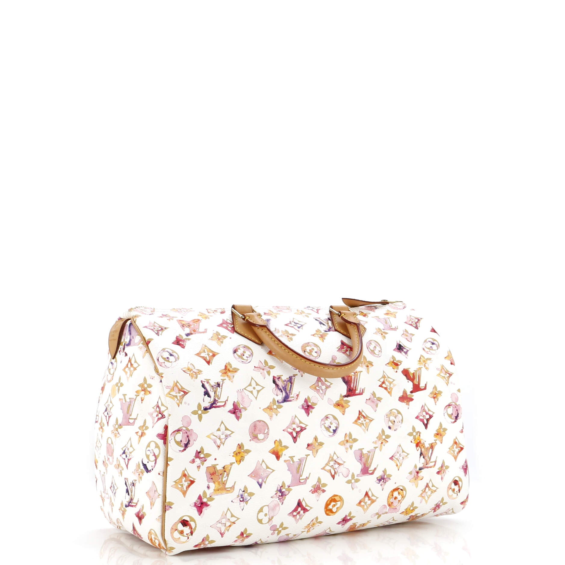 Louis Vuitton Speedy Handbag Watercolor Uarelle Monogram Travel Bag