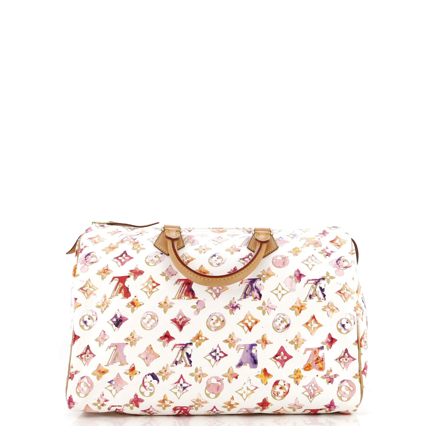 Louis Vuitton Speedy Handbag Watercolor Uarelle Monogram Travel Bag
