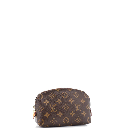 Louis Vuitton Cosmetic Pouch Handbag Canvas Monogram Travel Bag Canvas 3058903