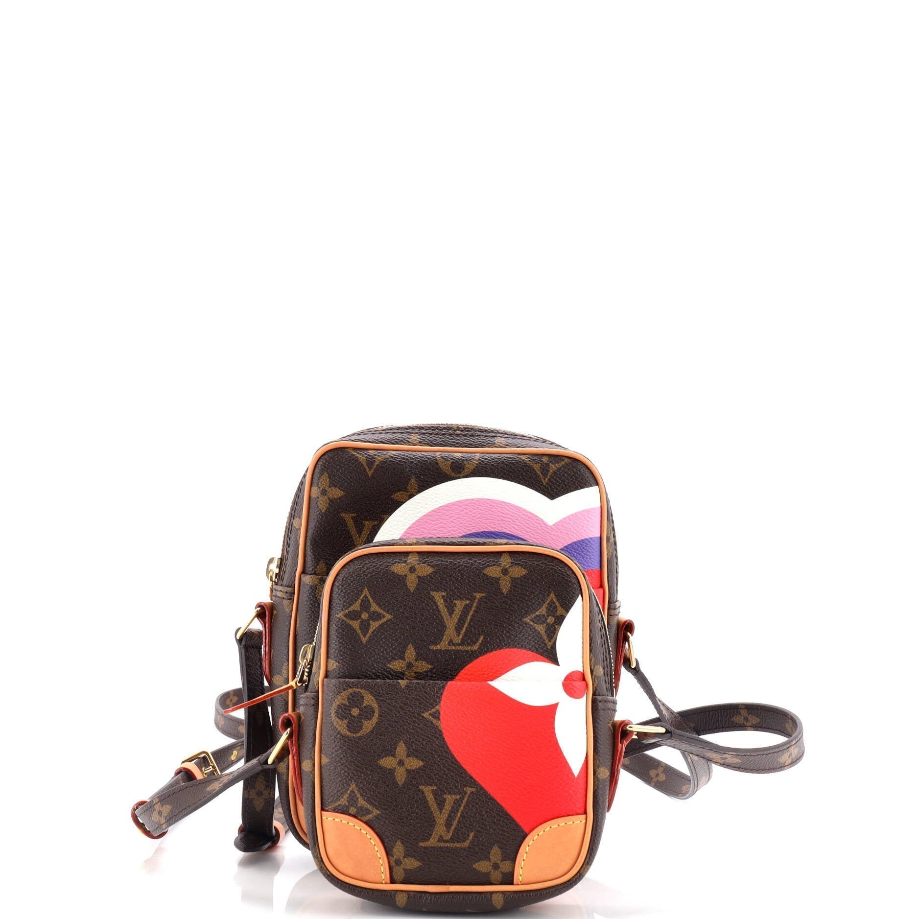 Louis Vuitton Paname Bag Set Limited Edition Game On Canvas Monogram Shoulder Bag