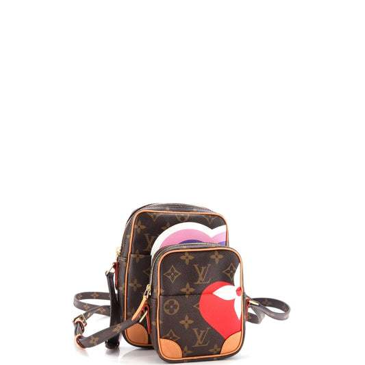 Louis Vuitton Paname Bag Set Limited Edition Game On Canvas Monogram Shoulder Bag