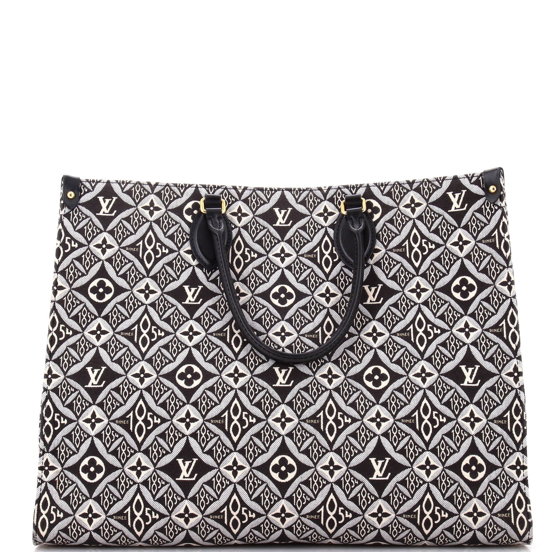 Louis Vuitton Onthego Tote Limited Edition Since Jacquard Gm Monogram Tote Bag