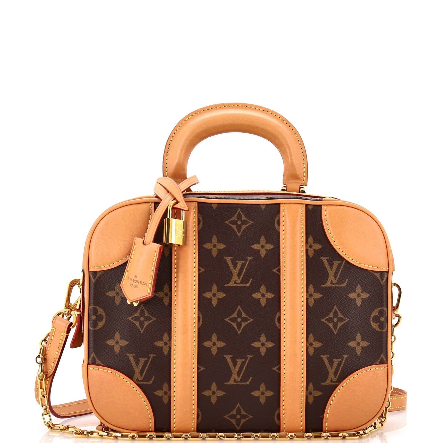 Louis Vuitton Valisette Handbag Pm Canvas Monogram Travel Bag