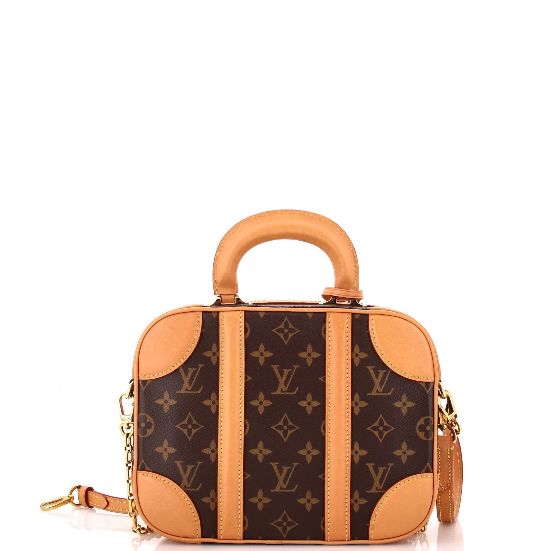 Louis Vuitton Valisette Handbag Pm Canvas Monogram Travel Bag