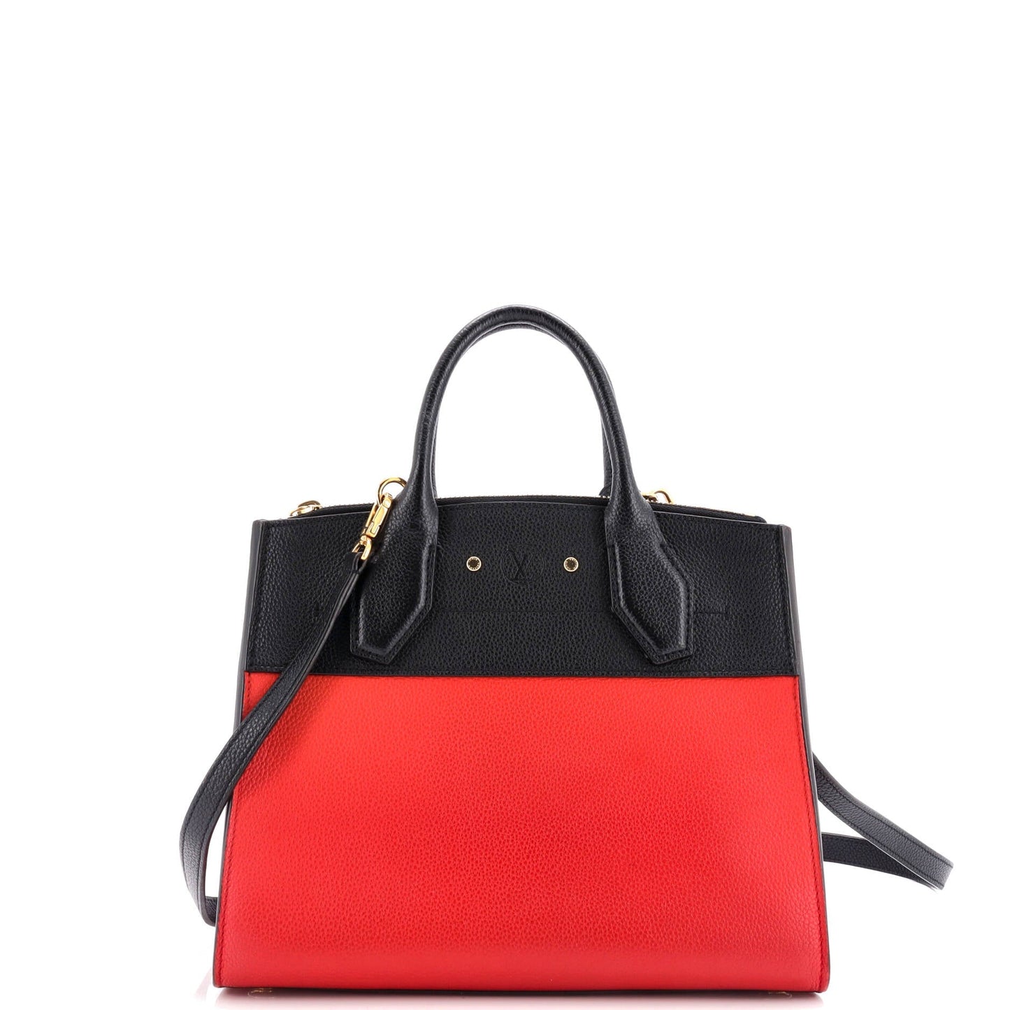 Louis Vuitton City Steamer Handbag Pm Leather Travel Bag