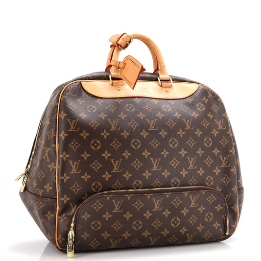 Louis Vuitton Evasion Travel Bag Mm Canvas Monogram