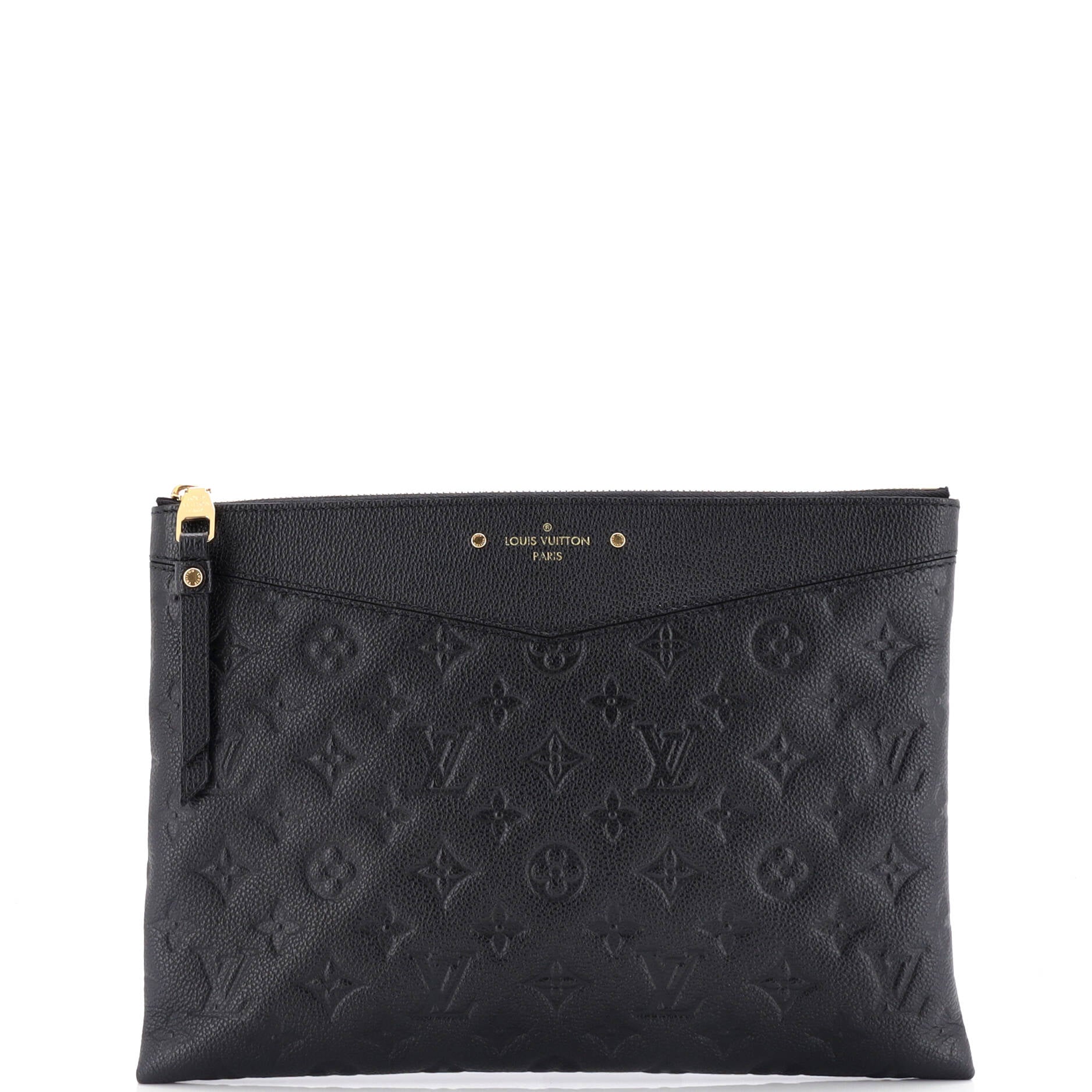 Louis Vuitton Daily Pouch Empreinte Handbag Leather Monogram Travel Bag