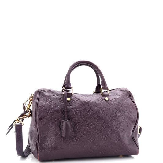 Louis Vuitton Speedy Bandouliere Bag Empreinte Leather Monogram Shoulder Bag Leather 303059201