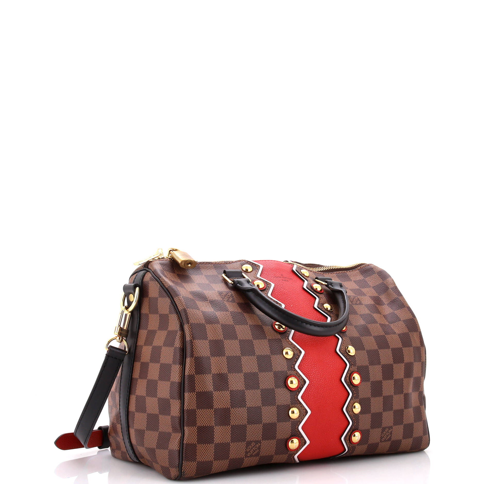 Louis Vuitton Speedy Bandouliere Bag Limited Edition Damier Karakoram Travel Bag