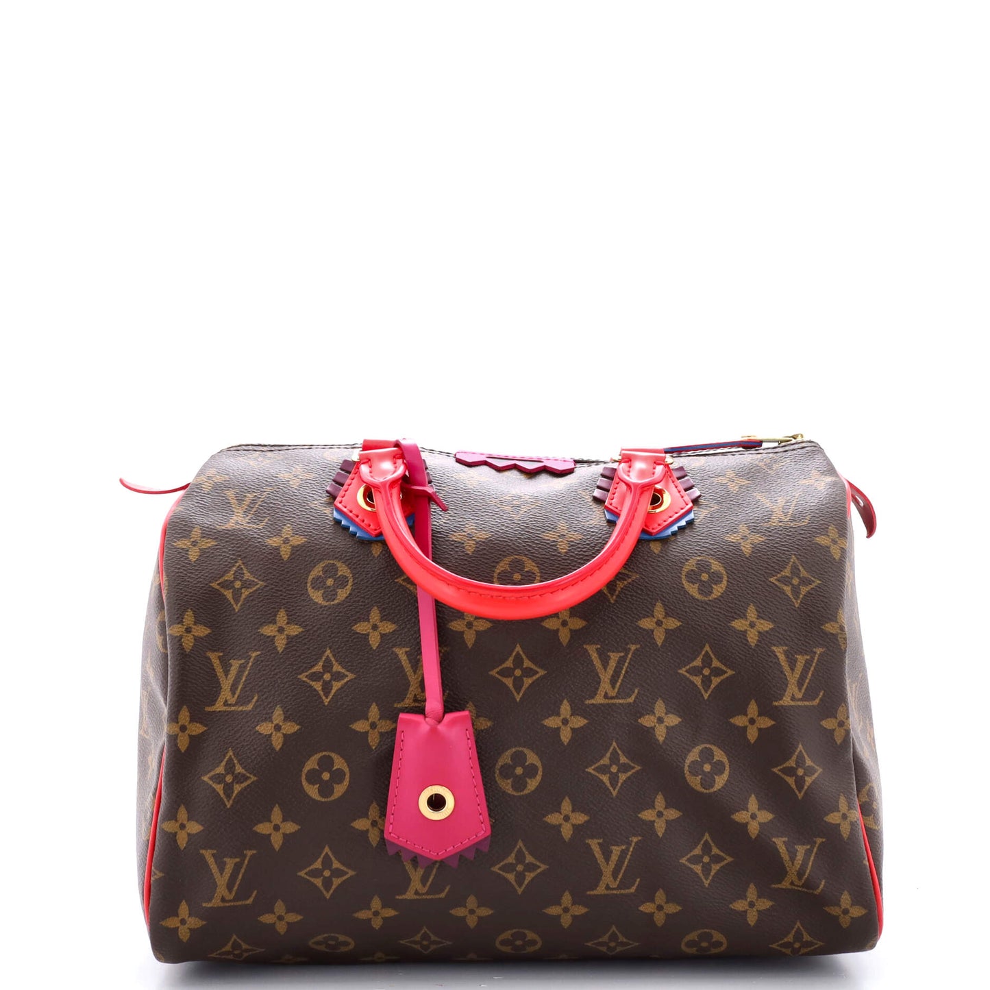 Louis Vuitton Speedy Handbag Limited Edition Totem Canvas Monogram Tote Bag