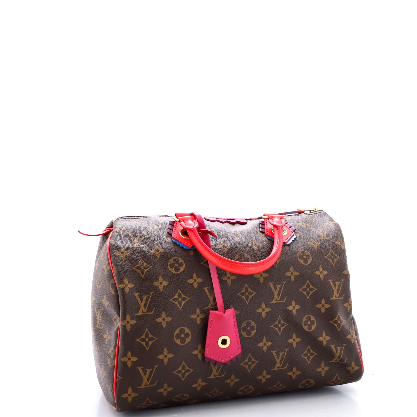 Louis Vuitton Speedy Handbag Limited Edition Totem Canvas Monogram Tote Bag