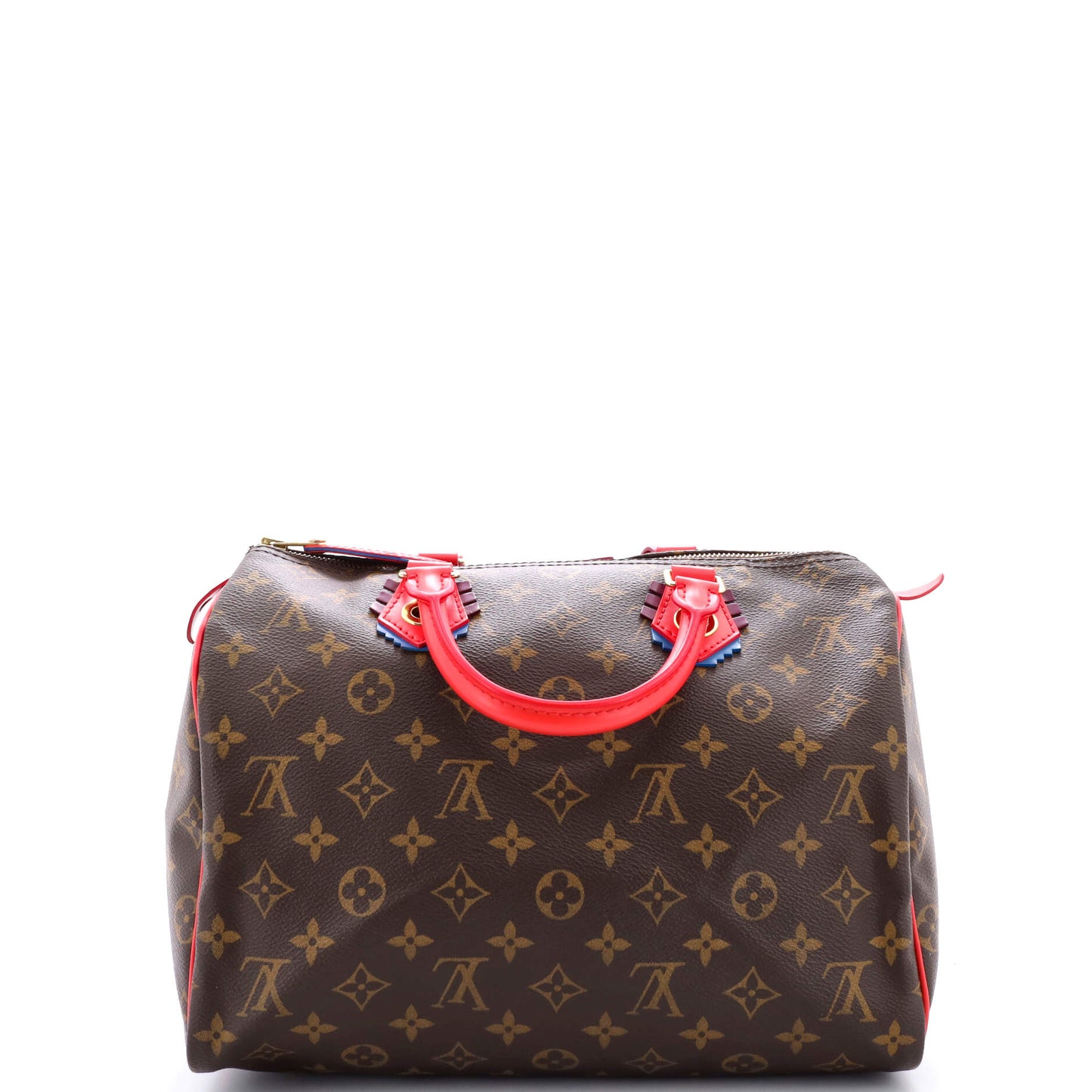 Louis Vuitton Speedy Handbag Limited Edition Totem Canvas Monogram Tote Bag