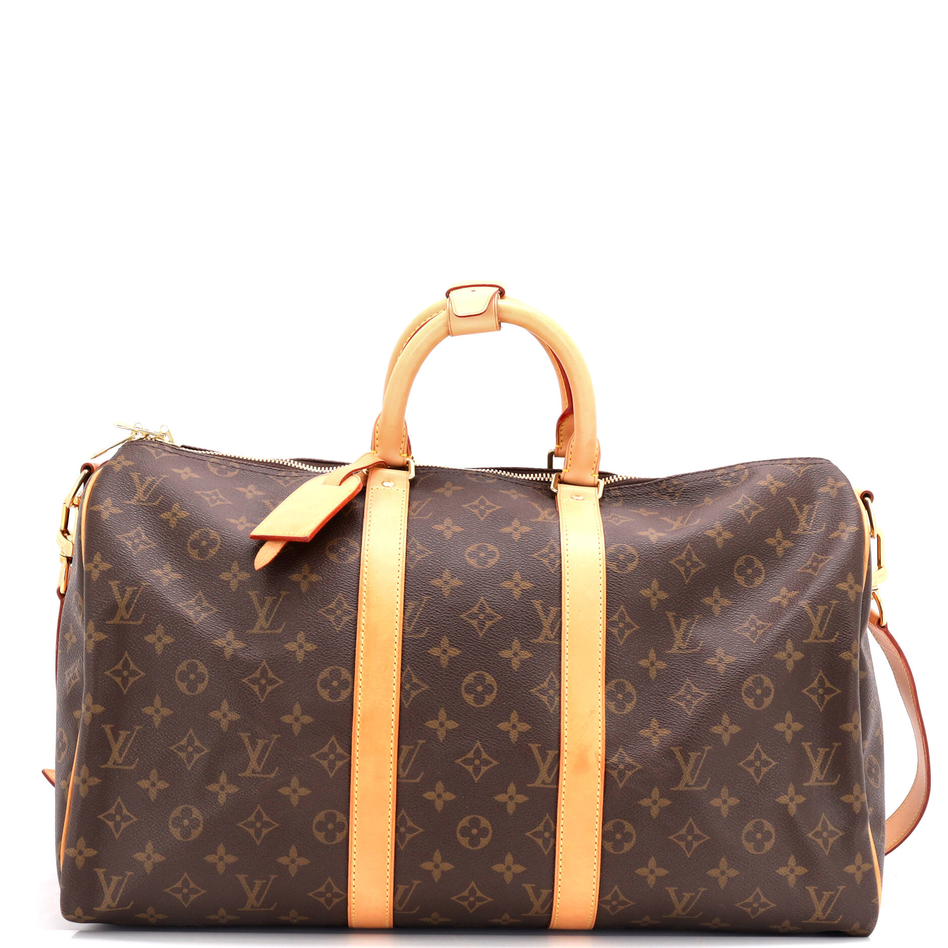Louis Vuitton Keepall Bandouliere Bag Canvas Monogram Travel Bag Canvas 453059653