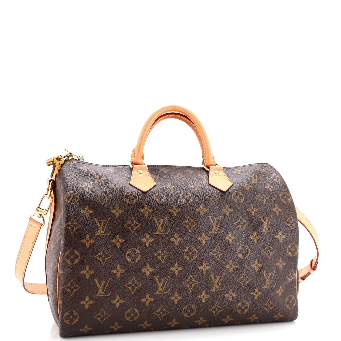 Louis Vuitton Speedy Bandouliere Bag Canvas Monogram Travel Bag Canvas 353059654