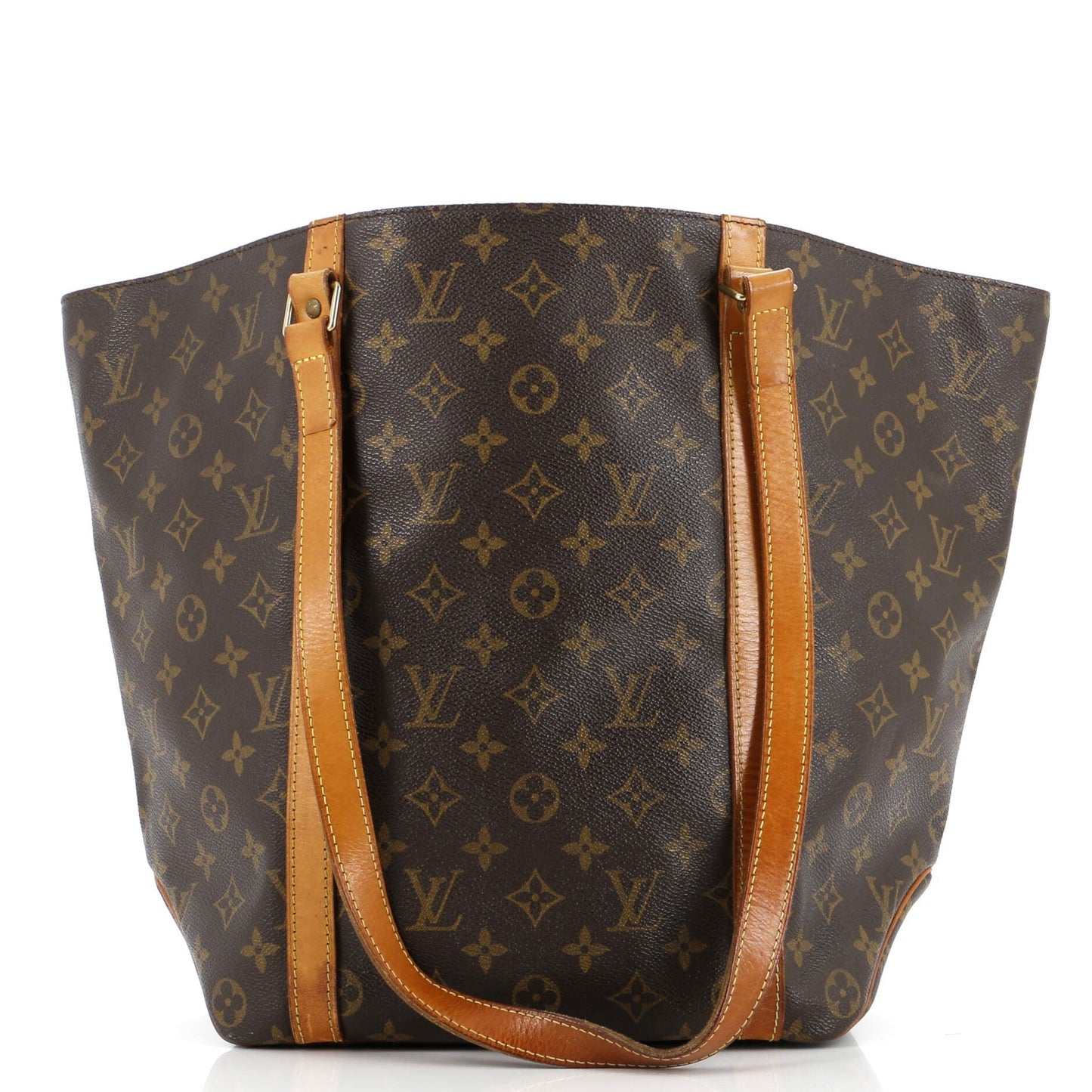 Louis Vuitton Shopping Sac Handbag Mm Canvas Monogram Tote Bag Canvas Mm3060482
