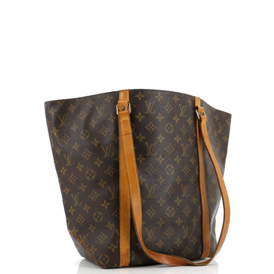 Louis Vuitton Shopping Sac Handbag Mm Canvas Monogram Tote Bag Canvas Mm3060482