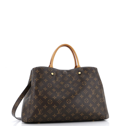 Louis Vuitton Montaigne Handbag Gm Canvas Monogram Tote Bag Canvas Gm3060611