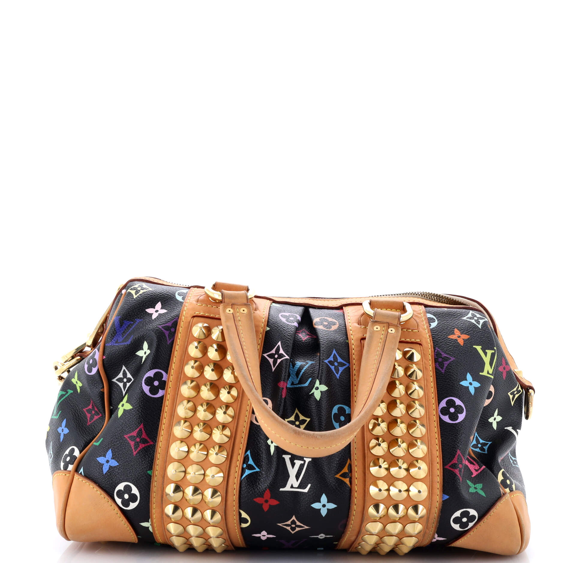 Louis Vuitton Courtney Bag Multicolor Mm Monogram Travel Bag