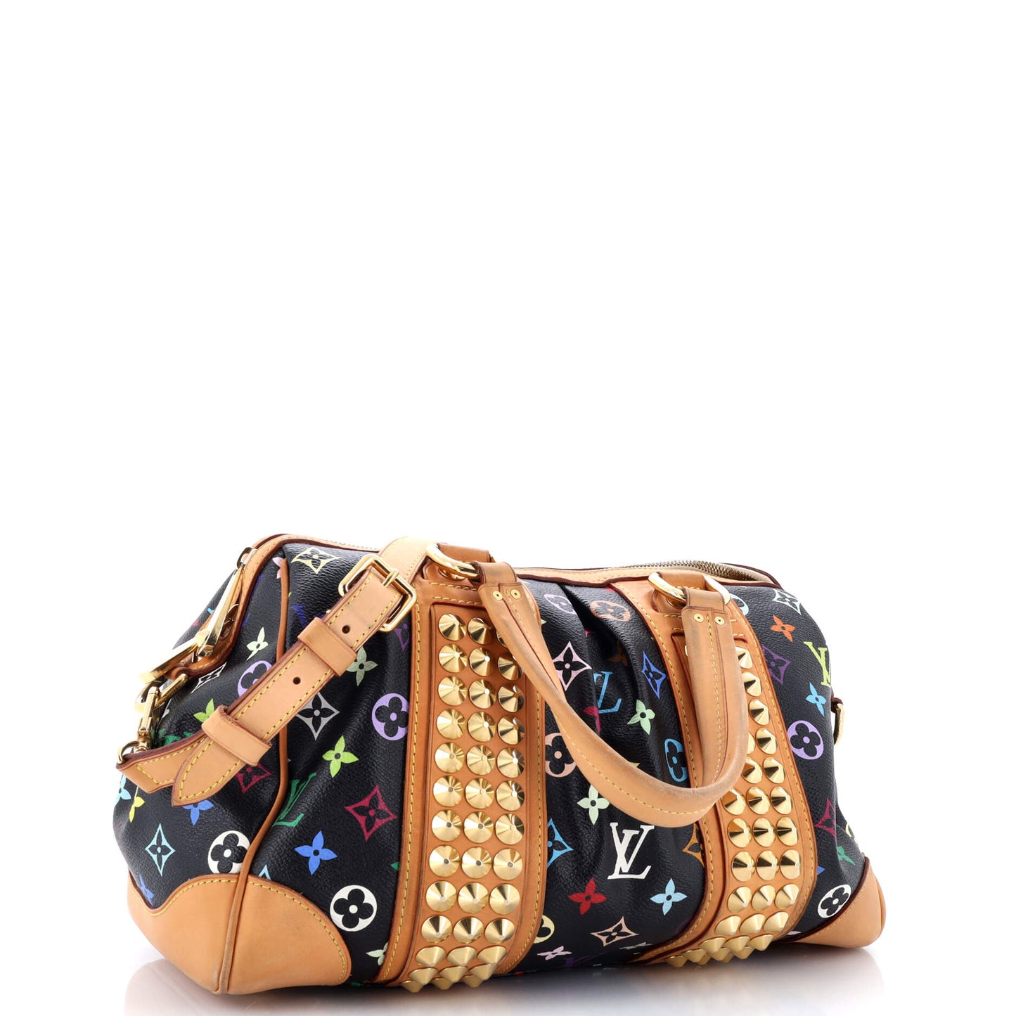 Louis Vuitton Courtney Bag Multicolor Mm Monogram Travel Bag