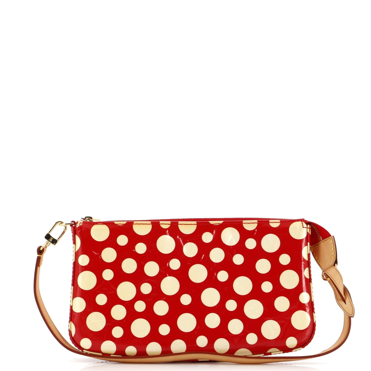 Louis Vuitton Pochette Accessoires Nm Kusama Infinity Dots Vernis Monogram Shoulder Bag