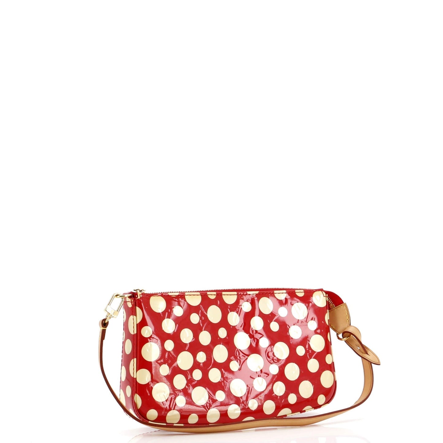 Louis Vuitton Pochette Accessoires Nm Kusama Infinity Dots Vernis Monogram Shoulder Bag