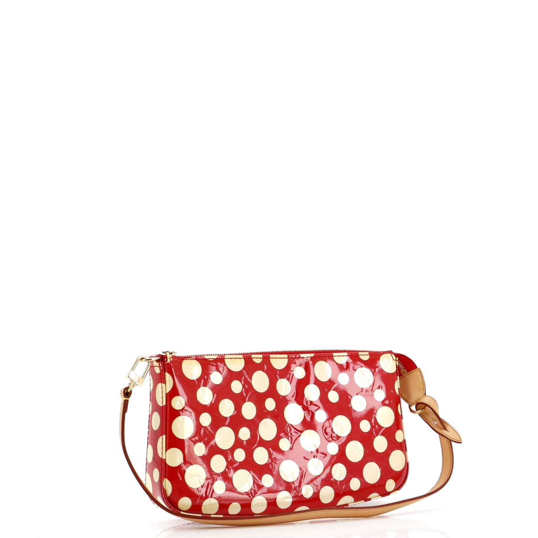 Louis Vuitton Pochette Accessoires Nm Kusama Infinity Dots Vernis Monogram Shoulder Bag
