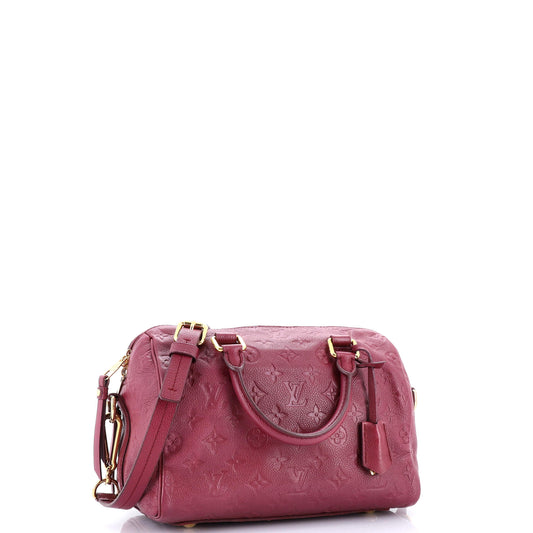 Louis Vuitton Speedy Bandouliere Bag Empreinte Leather Monogram Shoulder Bag Leather 253062476
