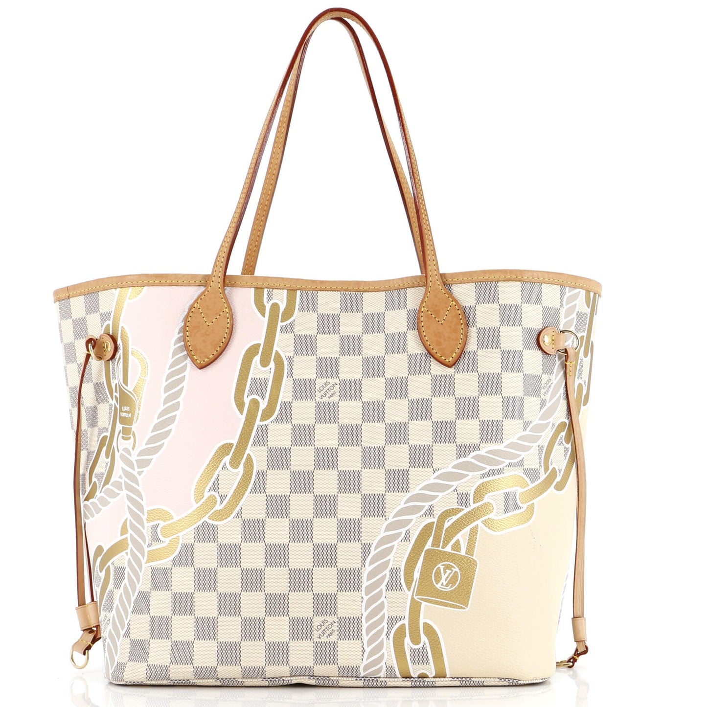 Louis Vuitton Neverfull Nm Tote Limited Edition Nautical Damier Tote Bag