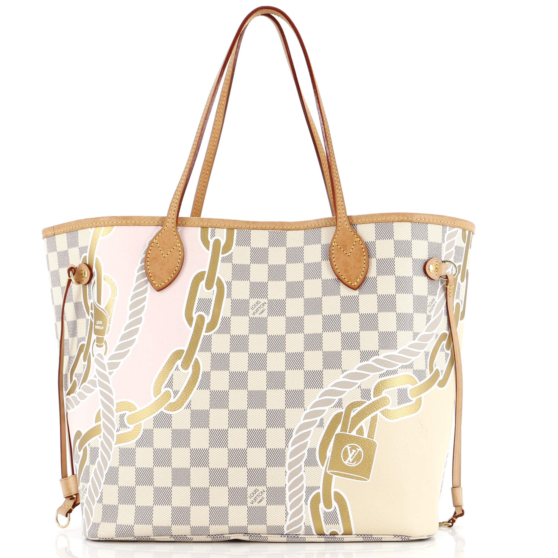 Louis Vuitton Neverfull Nm Tote Limited Edition Nautical Damier Tote Bag