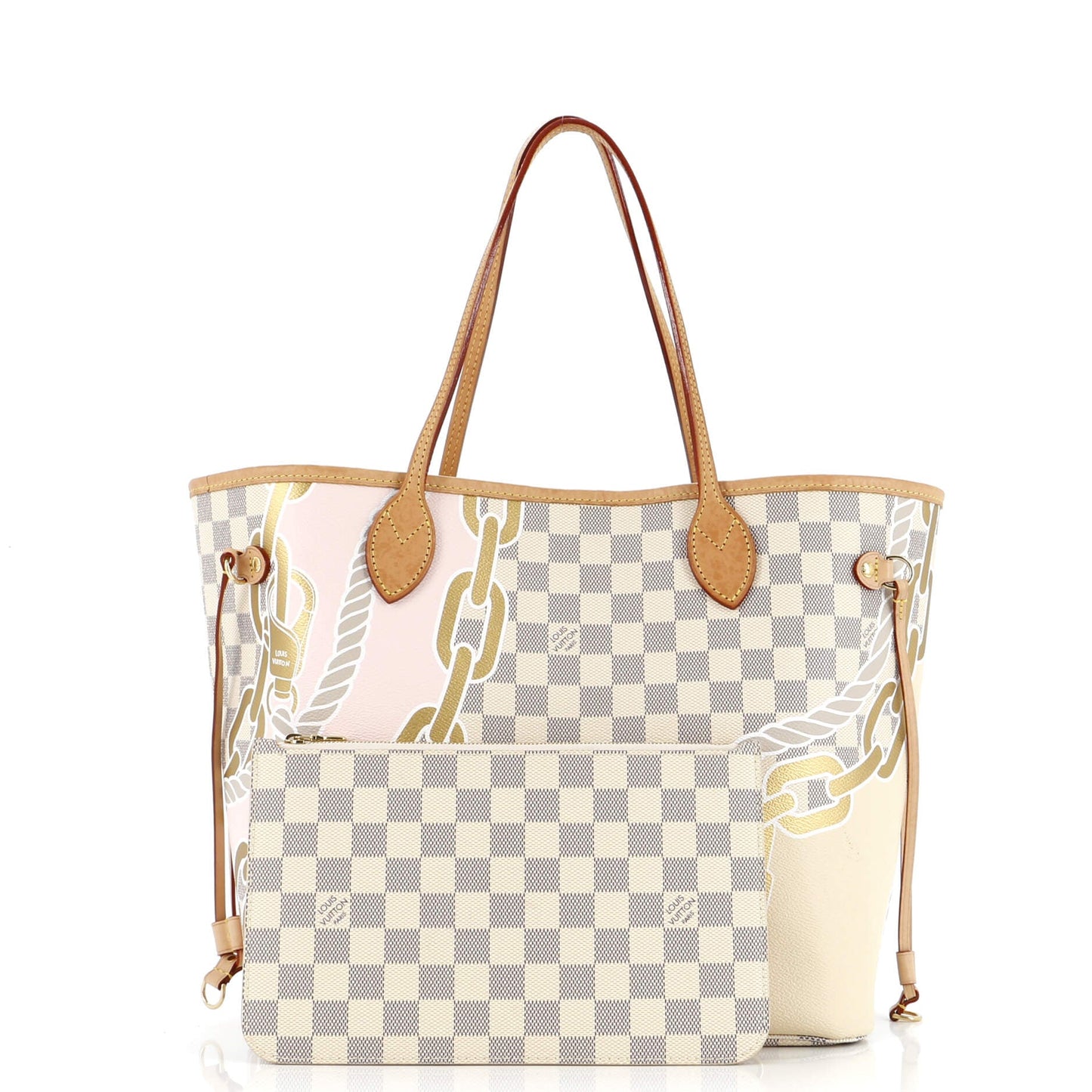 Louis Vuitton Neverfull Nm Tote Limited Edition Nautical Damier Tote Bag
