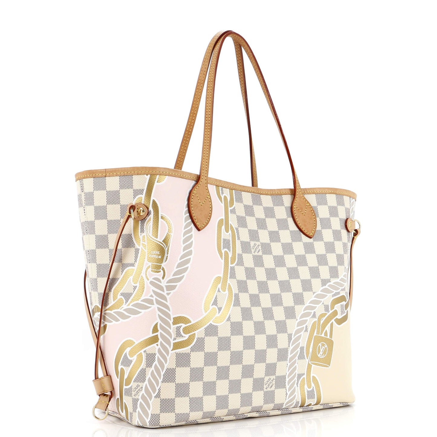 Louis Vuitton Neverfull Nm Tote Limited Edition Nautical Damier Tote Bag