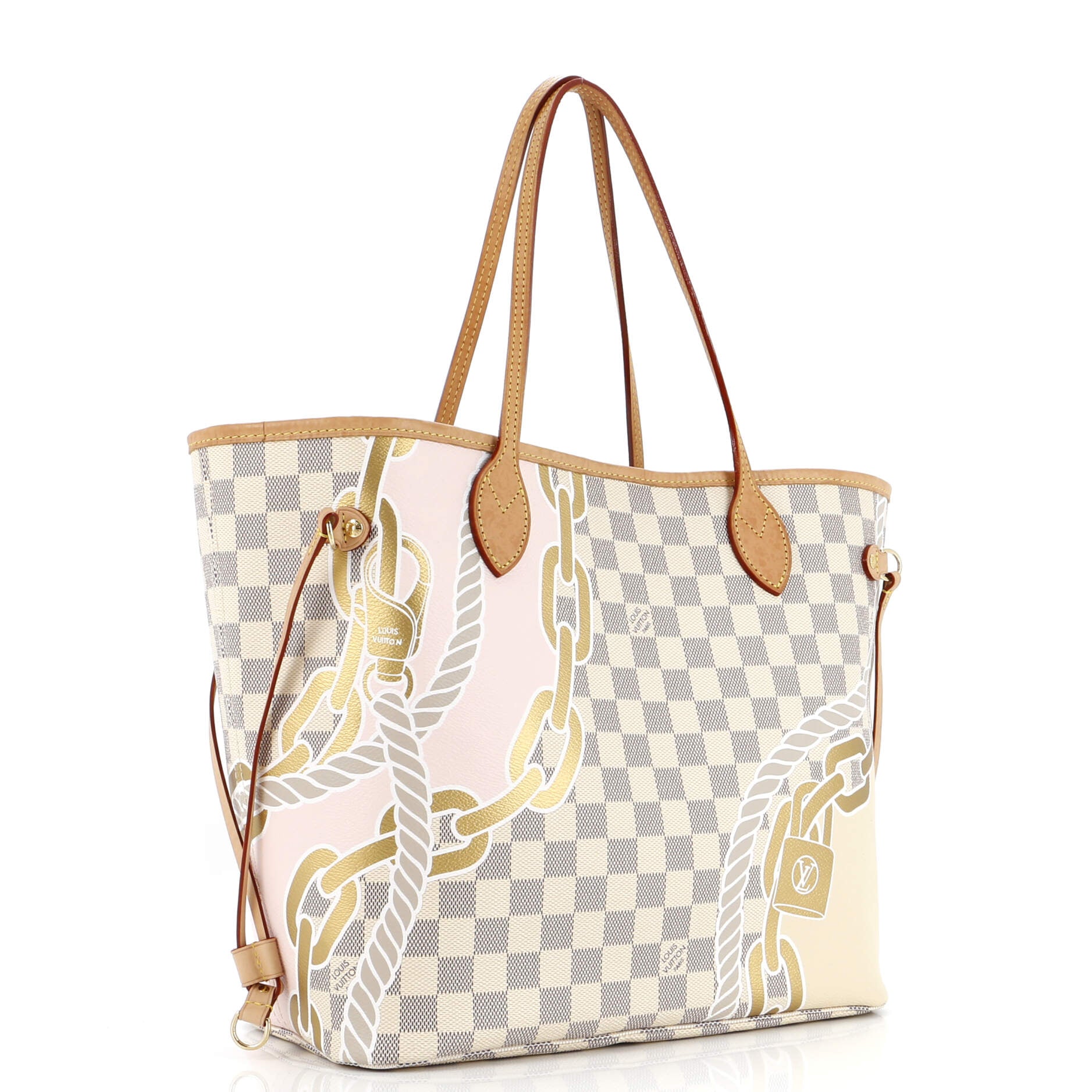 Louis Vuitton Neverfull Nm Tote Limited Edition Nautical Damier Tote Bag