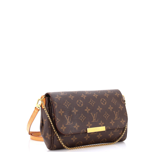 Louis Vuitton Favorite Handbag Mm Canvas Monogram Travel Bag Canvas Mm3063091