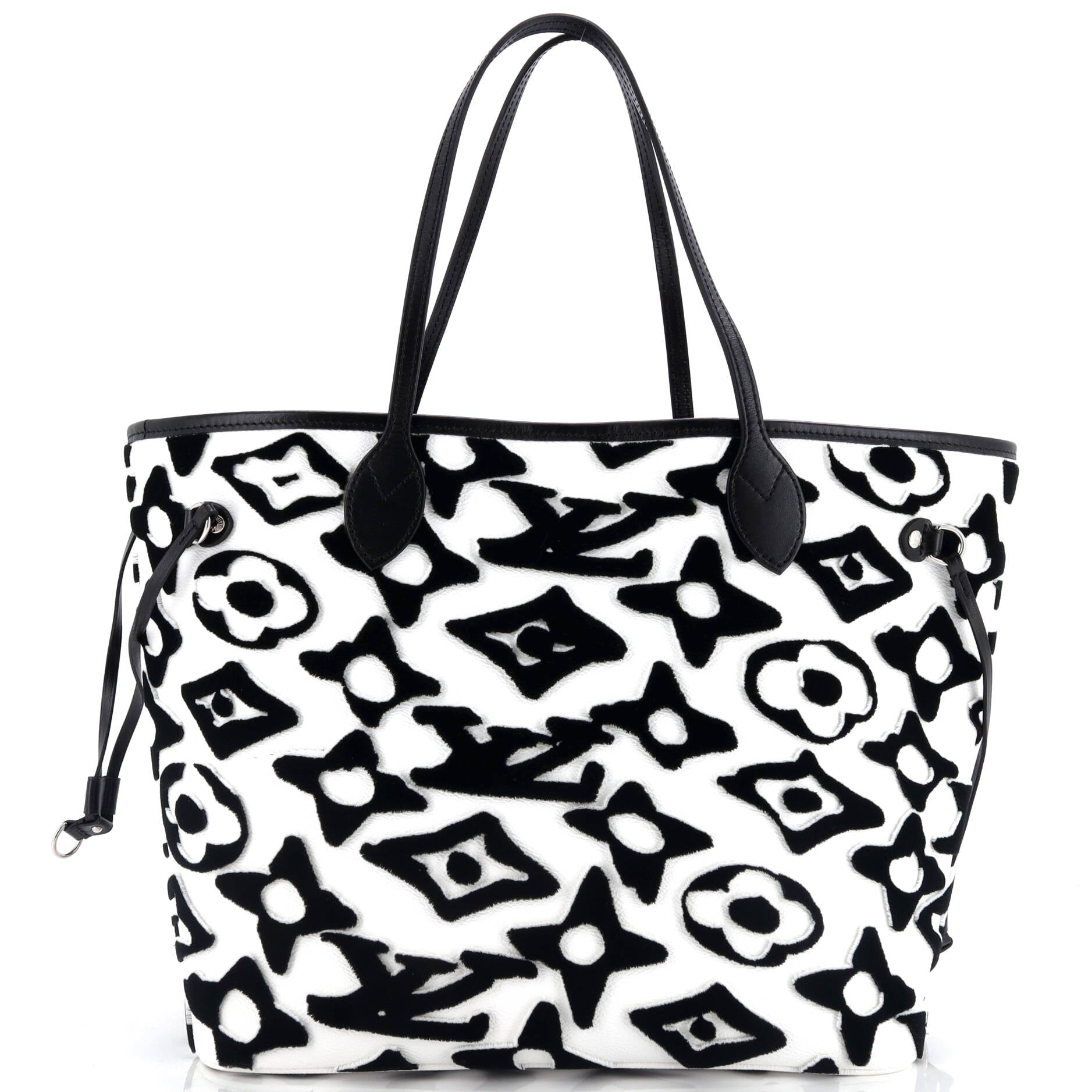 Louis Vuitton Neverfull Nm Tote Limited Edition Urs Fischer Canvas Monogram Tote Bag