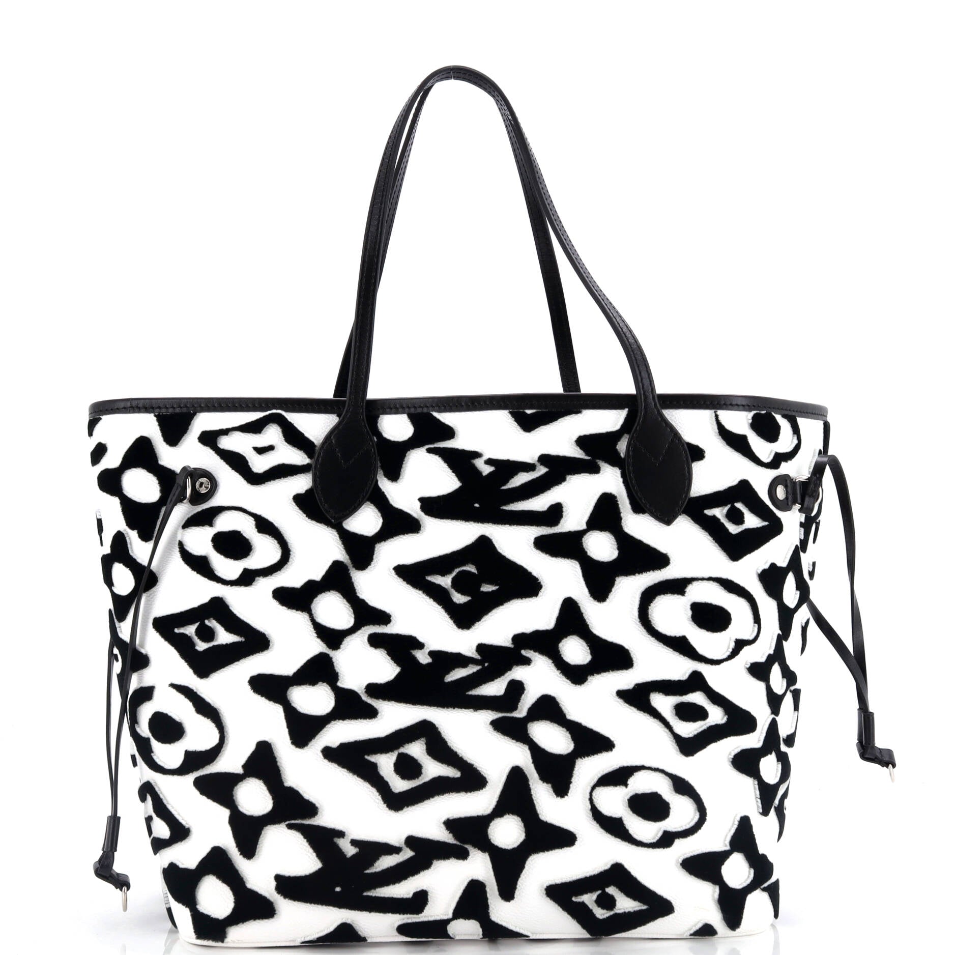 Louis Vuitton Neverfull Nm Tote Limited Edition Urs Fischer Canvas Monogram Tote Bag