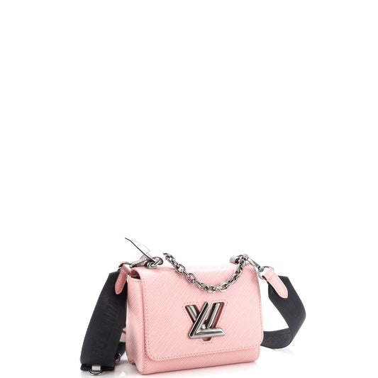 Louis Vuitton Sporty Twist Handbag Epi With Jacquard Strap Leather Logo Travel Bag