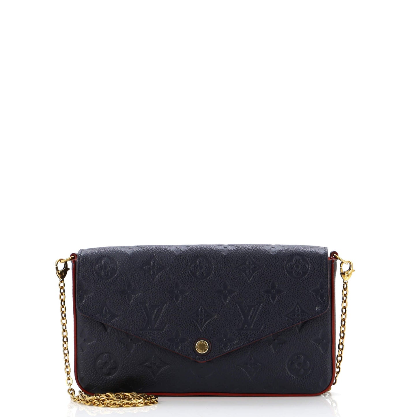 Louis Vuitton Felicie Pochette Empreinte Handbag Leather Monogram Travel Bag Leather 30631095