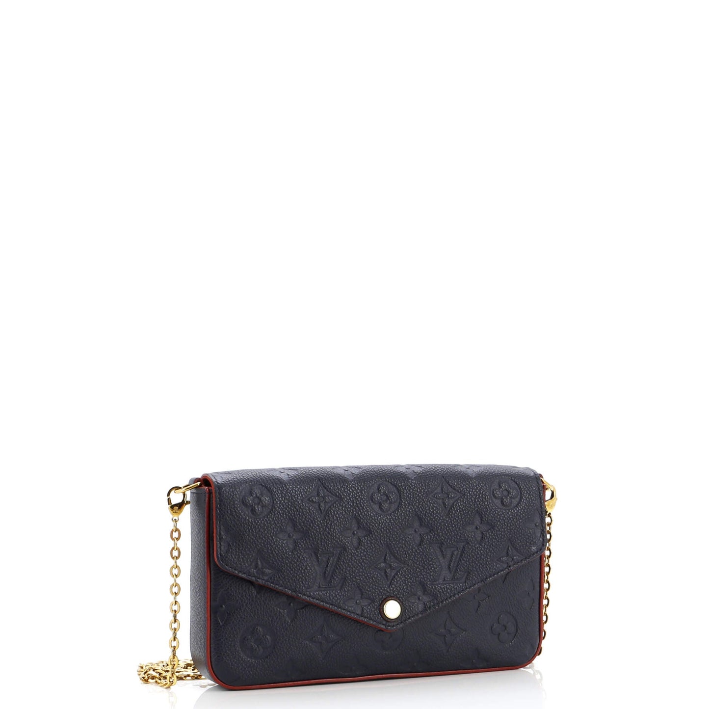 Louis Vuitton Felicie Pochette Empreinte Handbag Leather Monogram Travel Bag Leather 30631095