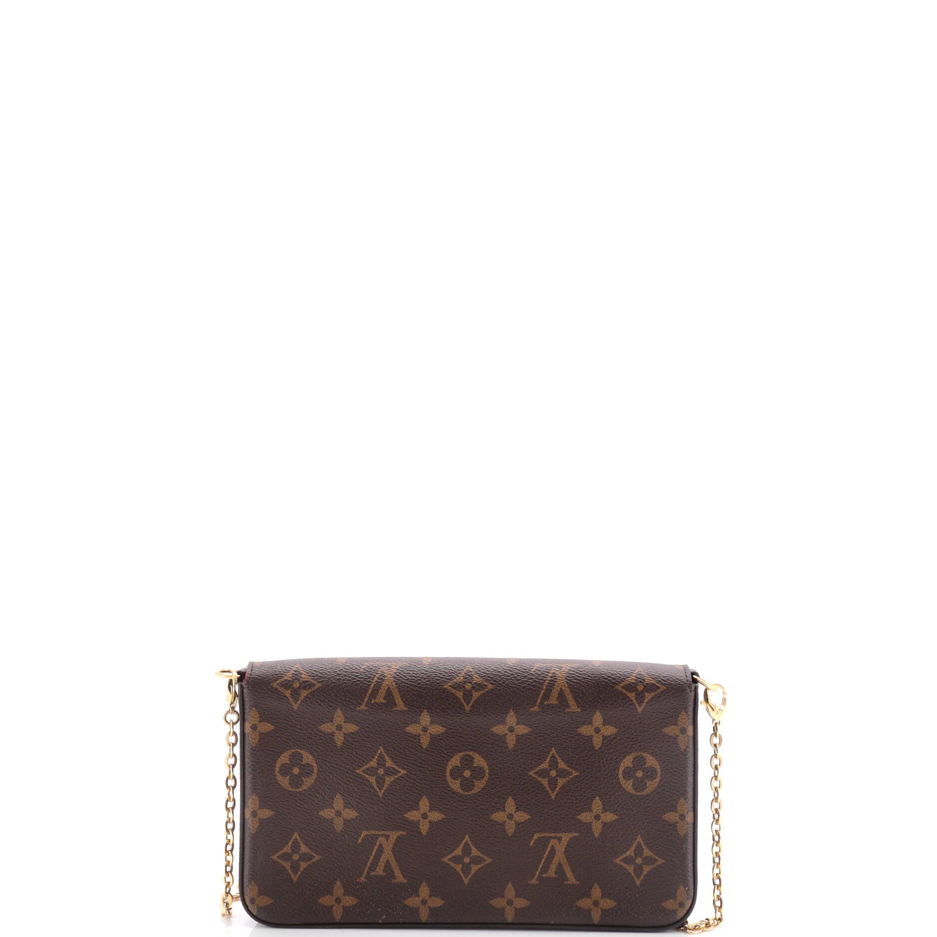 Louis Vuitton Felicie Pochette Handbag Canvas Monogram Travel Bag