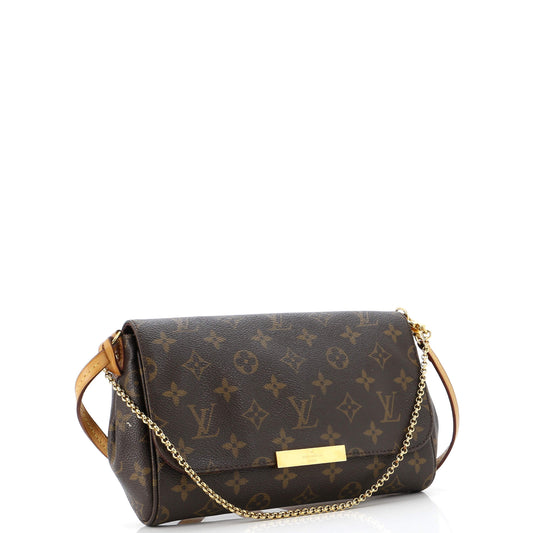 Louis Vuitton Favorite Handbag Mm Canvas Monogram Travel Bag Canvas Mm3063332