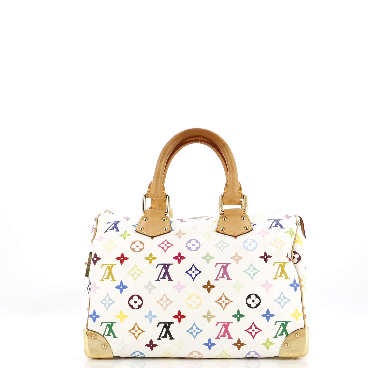 Louis Vuitton Speedy Handbag Multicolor Monogram Travel Bag Multicolor 303063356
