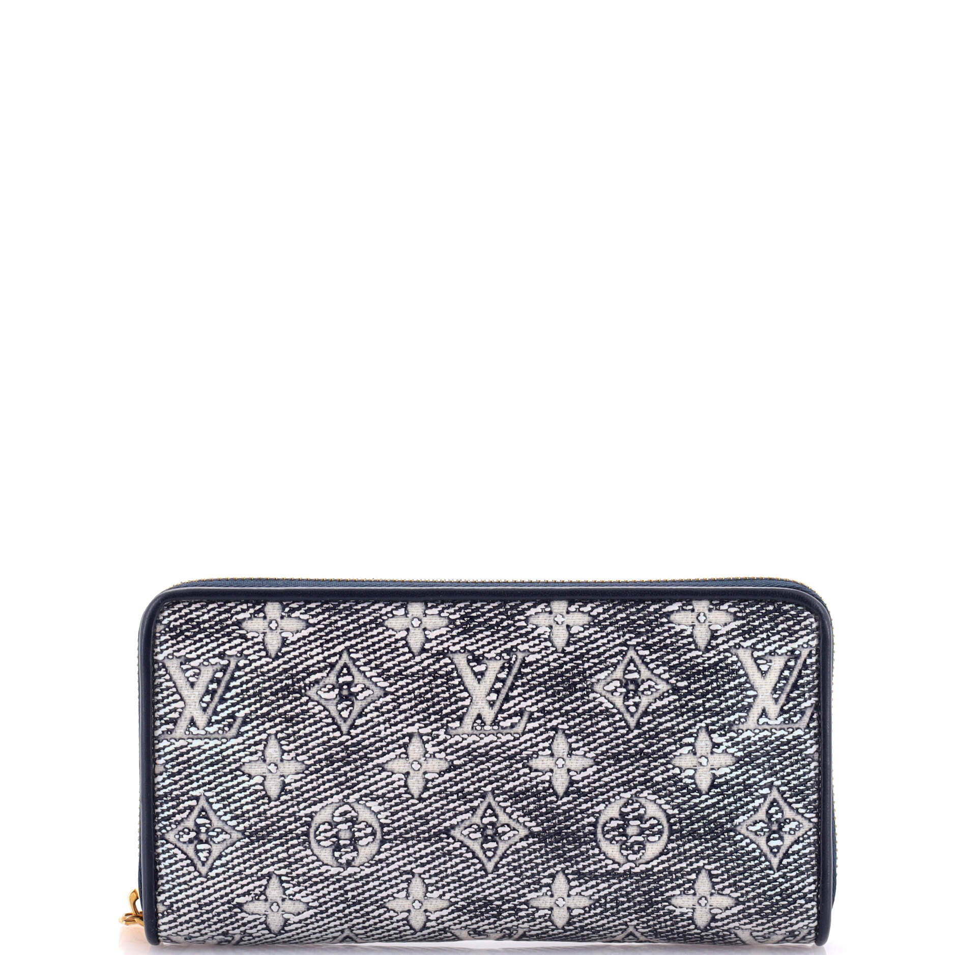 Louis Vuitton Zippy Wallet Monoglam Jacquard Handbag Canvas Travel Bag